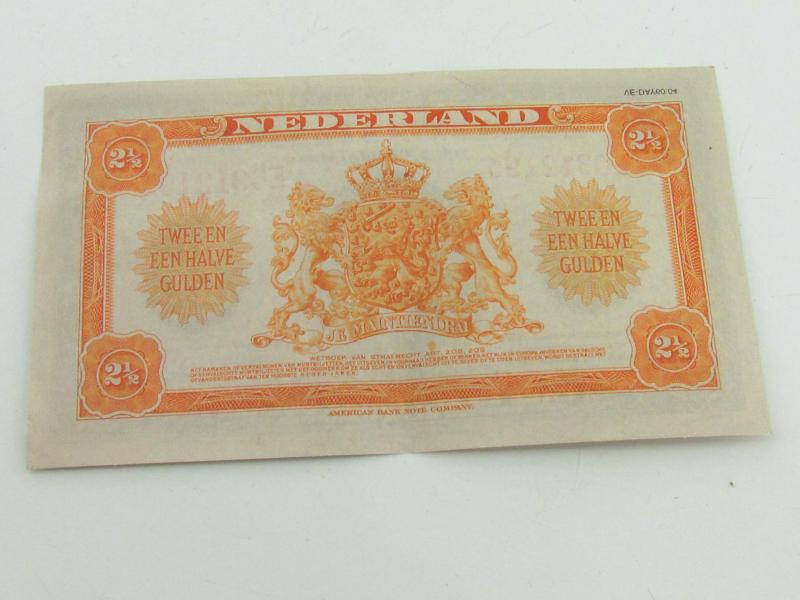WWII money from the Netherlands 1943