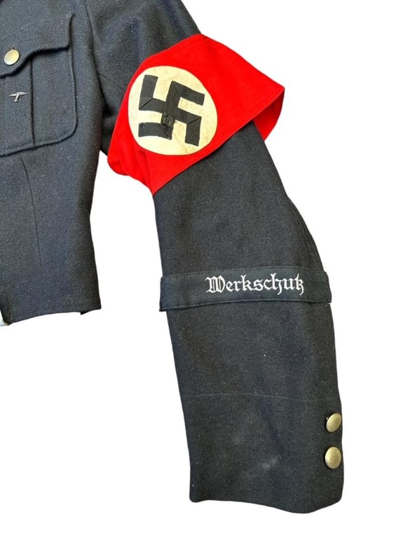 Deutsche Arbeitsfront ( DAF ) Werkschutz Uniform + Trousers + Cap