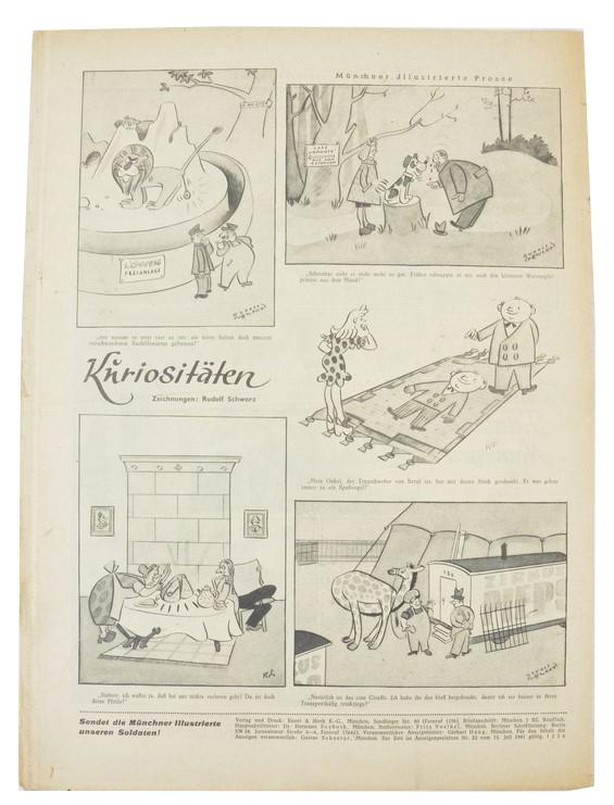 German Newspaper "Münchner Illustrierte Presse" 25 March 1943