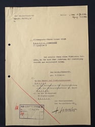 GERMAN SS – REICHSFUHRER HEINRICH HIMMLER HAND SIGNED...
