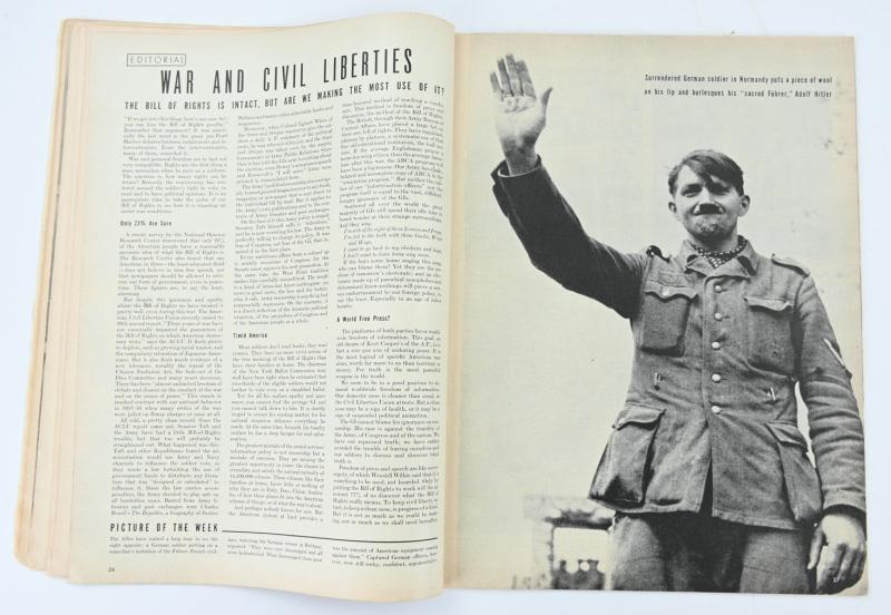 US WW2 Life Magazine August 1944 'Kelso C. Horne'