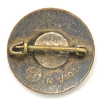 German NSDAP Party Badge 'RZM M1/101'