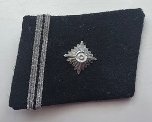 Waffen-SS NCO collar rank tab