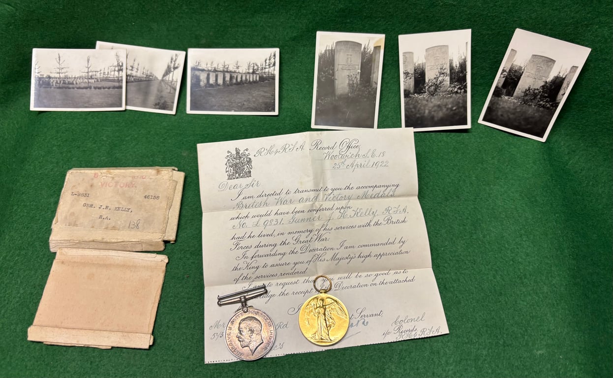 Casualty Group L 9831 Gunner Kelly RFA