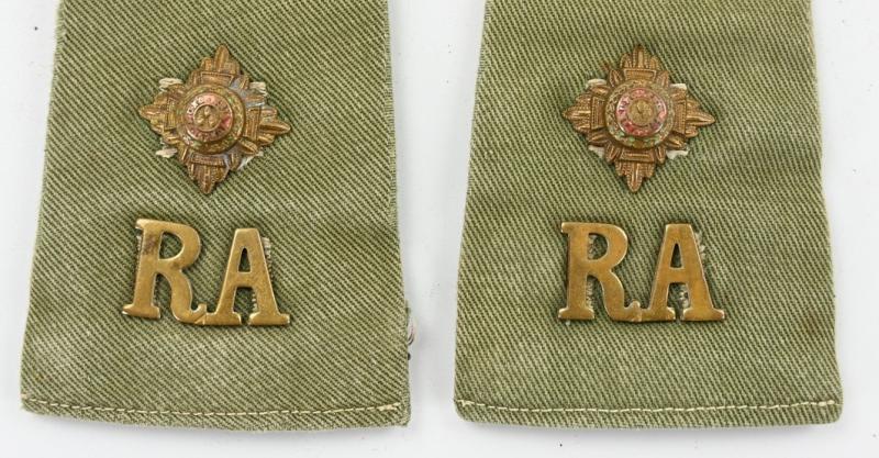 British WW2 JG Rank Shoulderboards RA