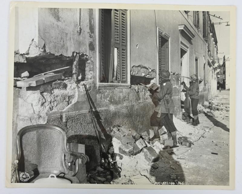 US WW2 Press Photo Set 'Anzio Italy'