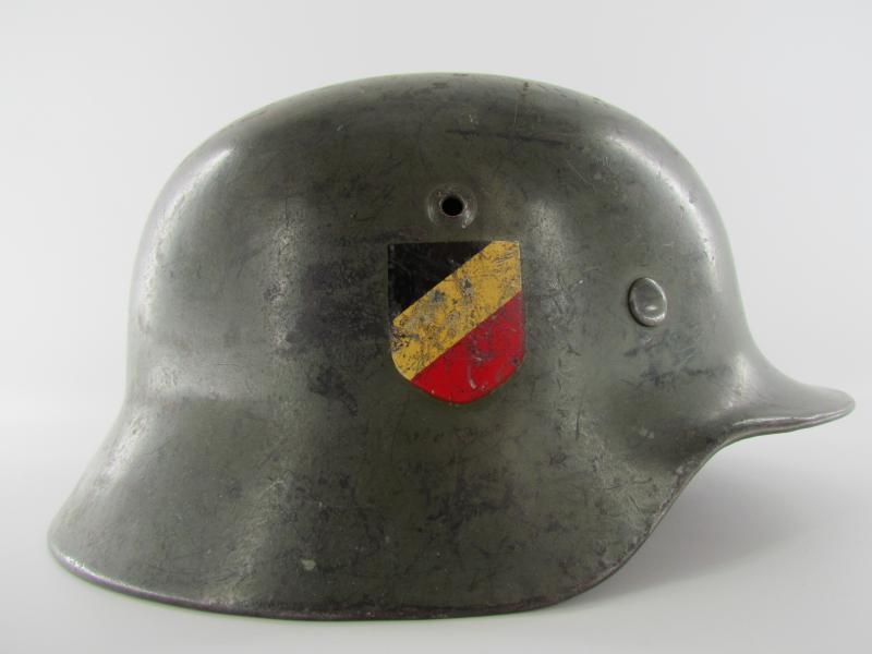 Wehrmacht Heer M35 Applegreen Double Decal Helmet