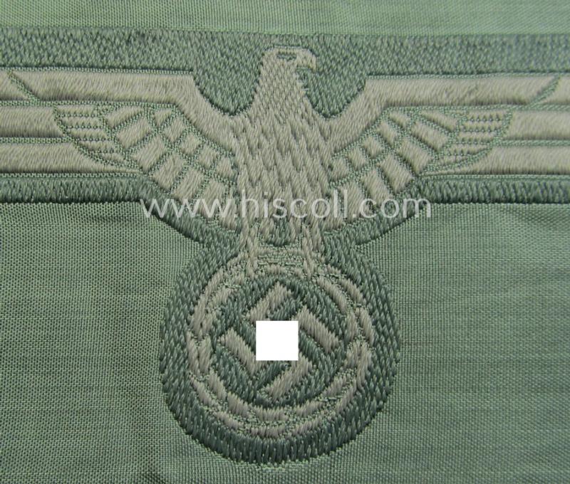 WH (Heeres) breast-eagle in 'BeVo'-weave-pattern