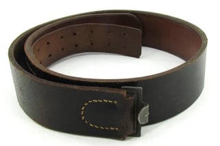 German Leather Equipment belt