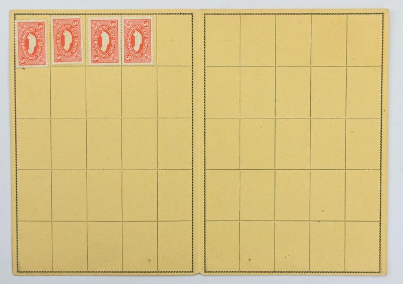 German DAF 'KdF' Saving Card