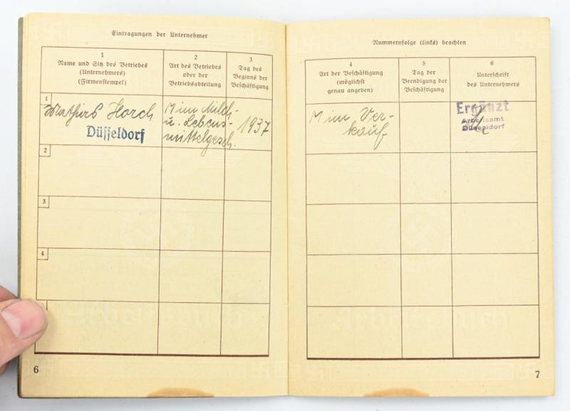 German Third Reich Workerspass