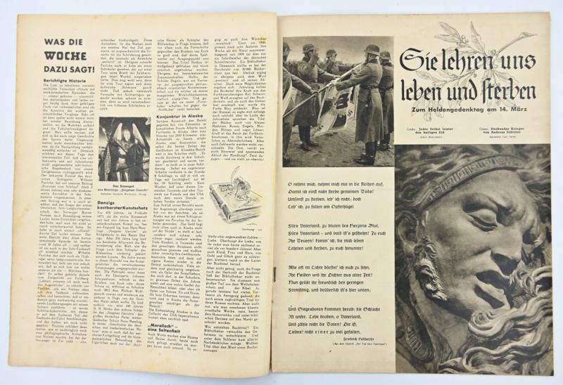 German Third Reich Magazine 'Die Woche' 1943