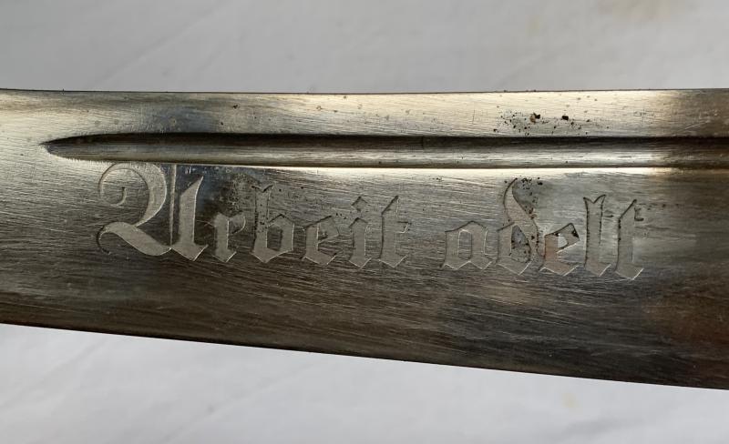 RAD Enlisted Man's Hewer -Carl Julius Krebs-