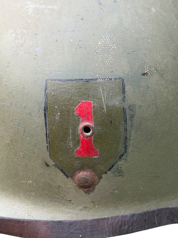 USM1 Helmet Liner 1st Inf. Division -BIG RED ONE-