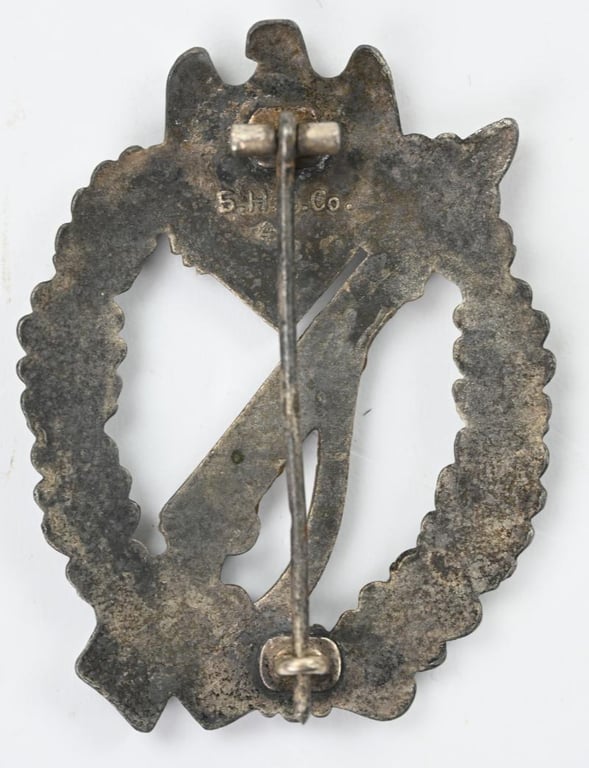 German Infantry Assault Badge in SIlver 'Shuco 41'