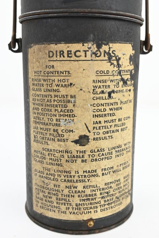British WW2 Thermos Flask 1943