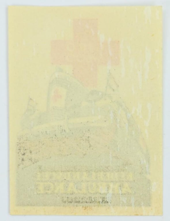 Dutch Support Stamp for the Dutch Ambulance Red Cross on the Eastern Front.