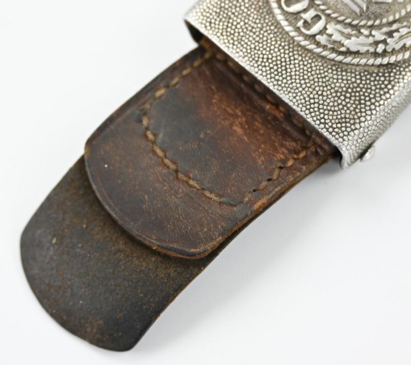 German WH Beltbuckle with Tab 'Wiedmann' 1937