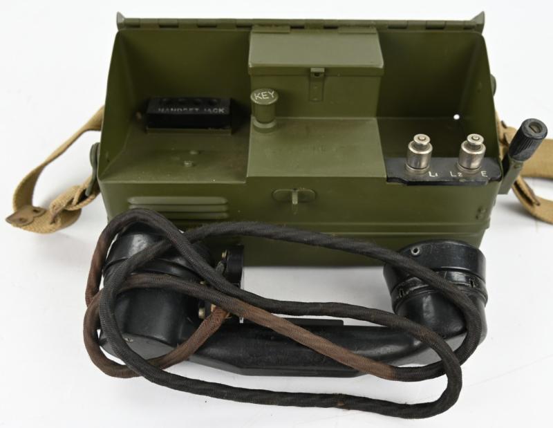 British WW2 Field Telephone Set L MK 1/1 with Carryin strap