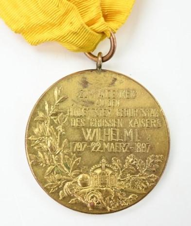 German Kaiser Wilhelm Memorial Medal