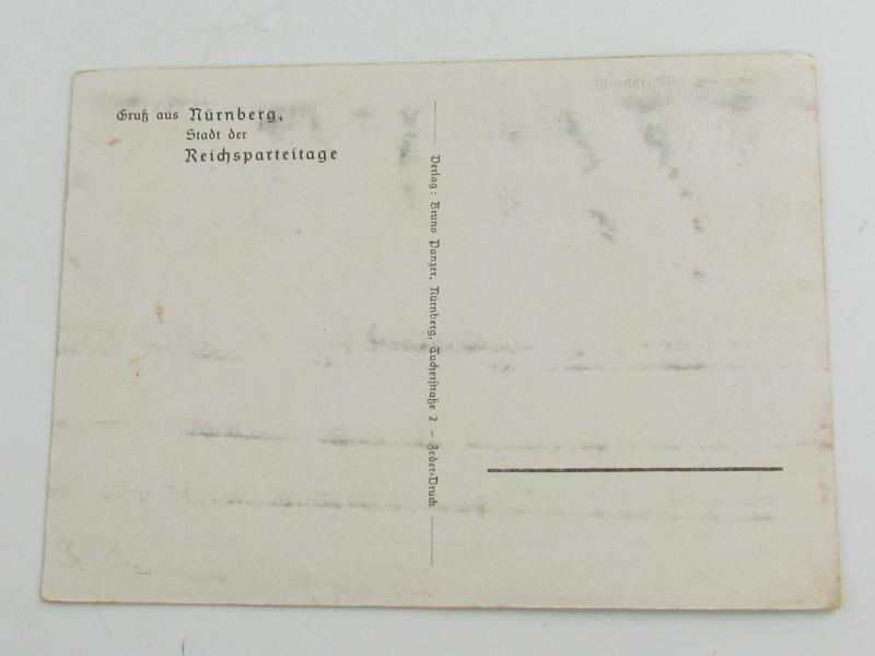 Postcard : Reichsparteitag Nürnberg 1937