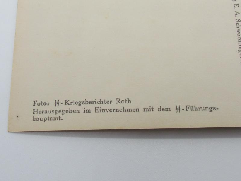 Postcard : Unsere Waffen-SS