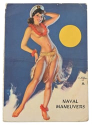 US WW2 Period Pin-Up Leaflet