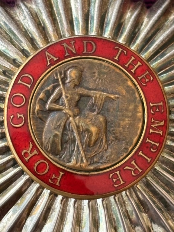 WWI MILITARY 1917 KNIGHTHOOD OF THE ORDER OF THE BRITISH EMPIRE SET. ADDITIONAL PHOTOS