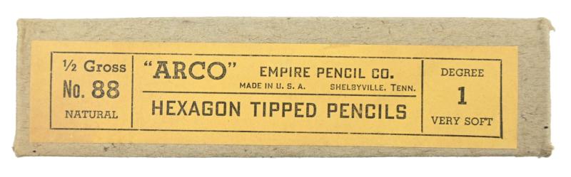 US WW2 Era Pencils 'Empire Pencil Company'