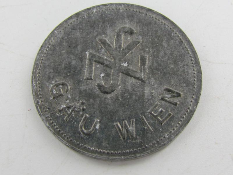 Gau Wien Austria WHW Winterhilfswerk Coin