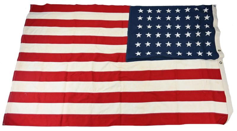 US WW2 48 Star Stars & Stripes National Flag 'Bull-dog'