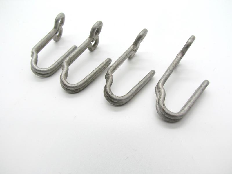 Wehrmacht/SS aluminum belt support hooks for Feldbluse