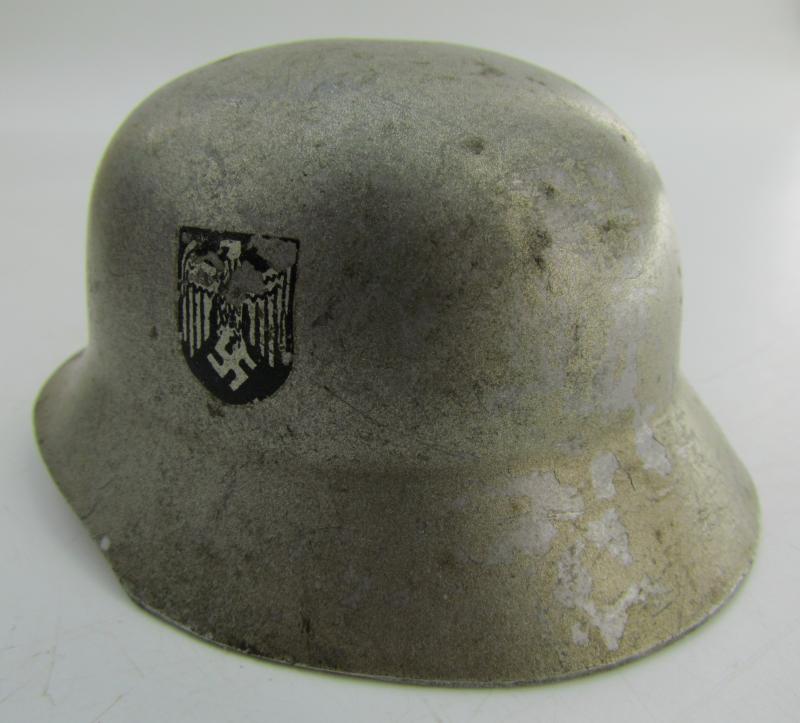 Wehrmacht (Heer) double decal miniature wedding helmet