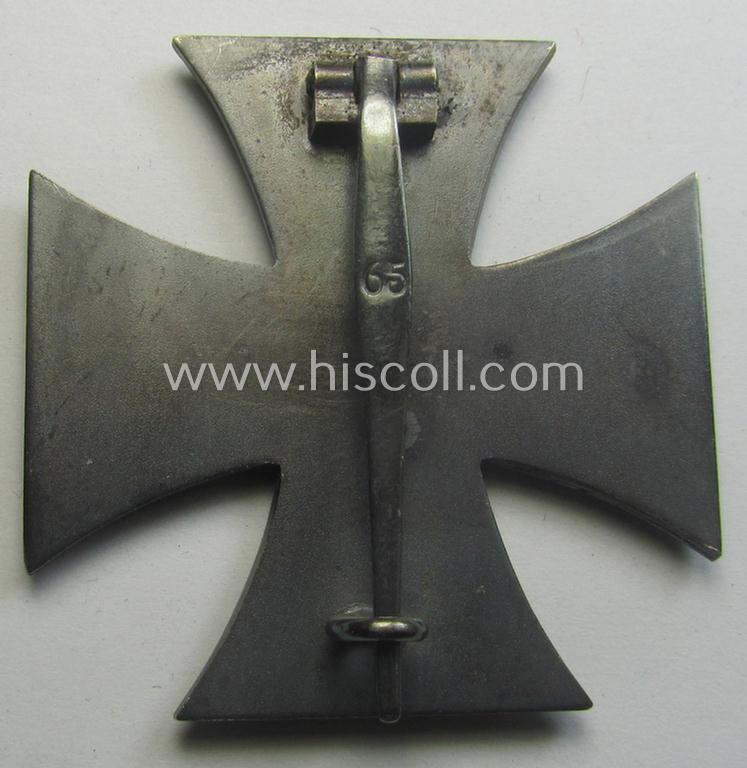 'Eisernes Kreuz 1. Klasse' being a clearly maker- (ie. '65'-) marked and/or fully untouched example by by the desirable 'Hersteller' named: 'Klein & Quenzer A.G.'