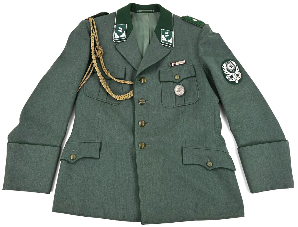 German Third Reich Forestry DJ Officer Tunic