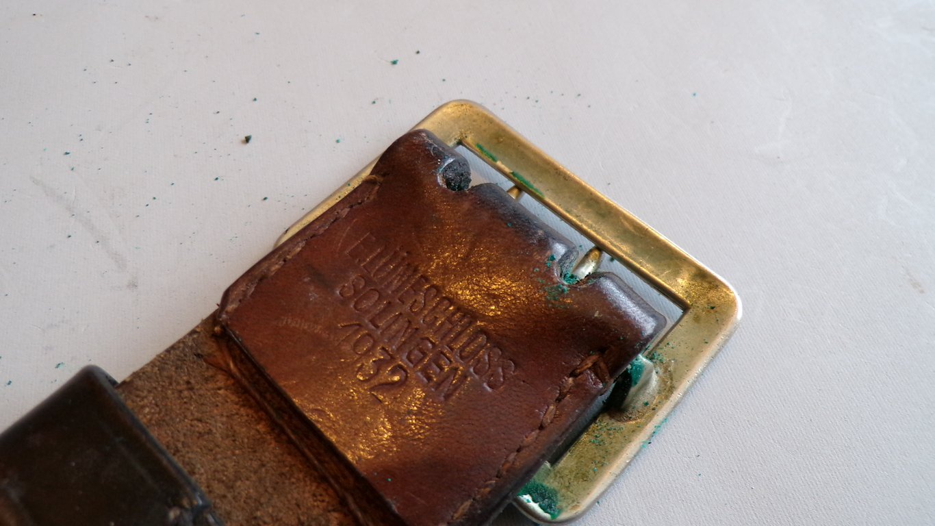 Early Reichswehr / Political Leather Belt Set 1932