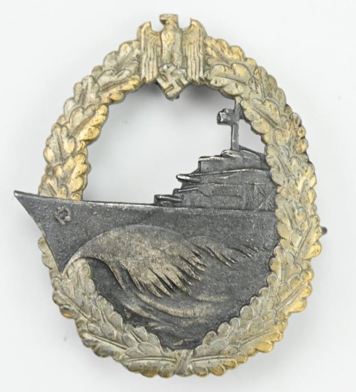 German KM Destroyer War Badge
