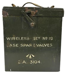 British WW2 Wireless Set No.19 Spare Valves Kit
