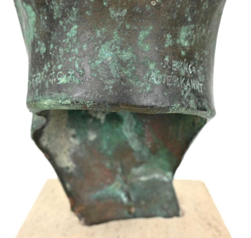 German Third Reich Period Adolf Hitler Bronze Buste