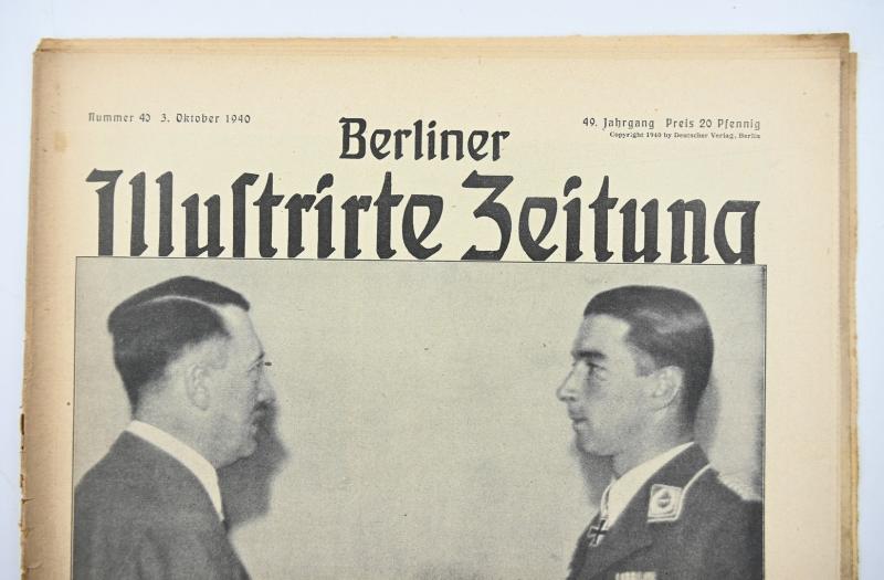 German Berliner Illustrierte Zeitung Newspaper 1940