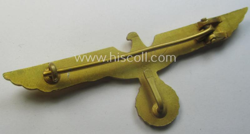 WH (KM) bright-golden-toned, light-weight- (ie. aluminium-) based breast-eagle ('Brustadler')