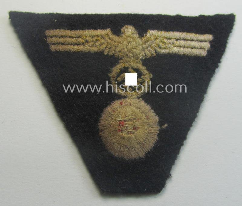WH (Kriegsmarine) 'M43-pattern' cap-eagle/cocarde (ie. cap-trapezoid or: 'Mützentrapez')