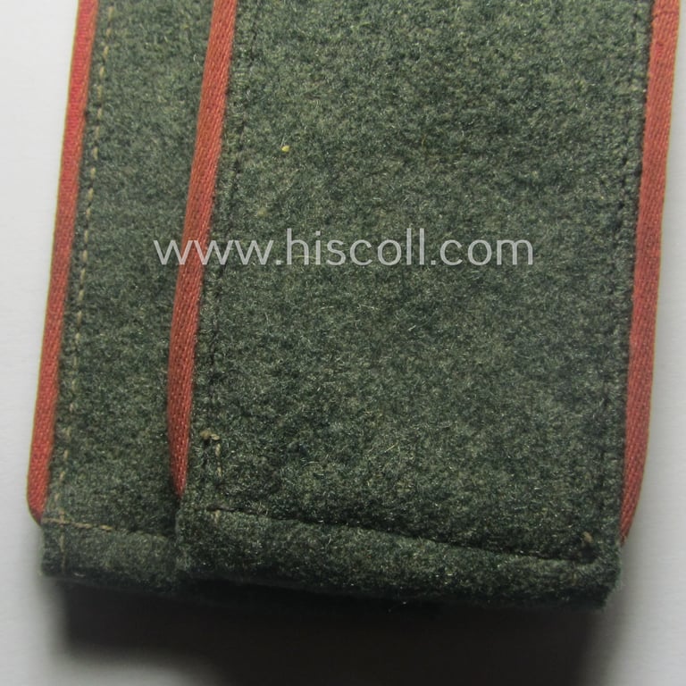 Superb, pair of WH (Heeres) EM-type (ie. 'M41- o. 43'-pattern) shoulderstraps: 'Soldat eines Panzer o. Panzerjäger-Abtgs.'