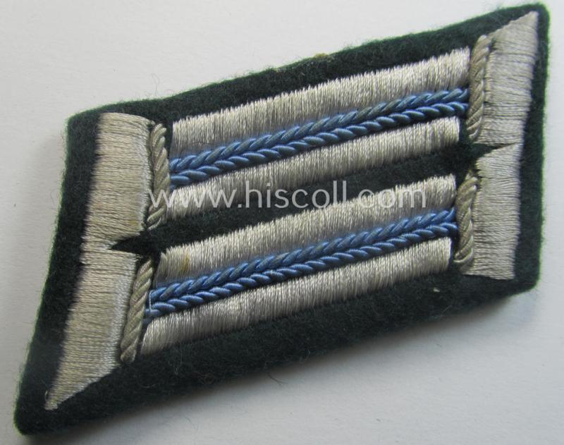 Pair of WH (Heeres) collar-tabs (ie. 'Kragenspiegel für Offiziere'): 'Offizier der TSD o. Truppensonderdienst'