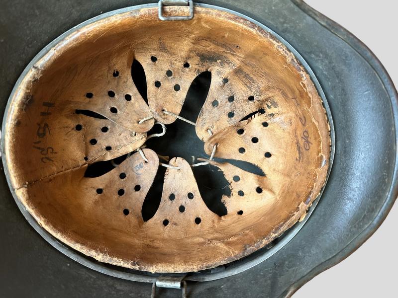 Police Double Decal M35 Re-Issued Helmet