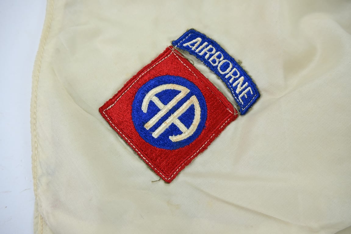 US WW2 82nd Airborne 504th PIR Patched Scarf