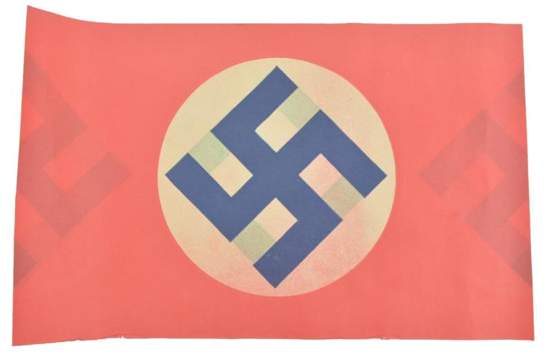 German Third Reich Paper Flag