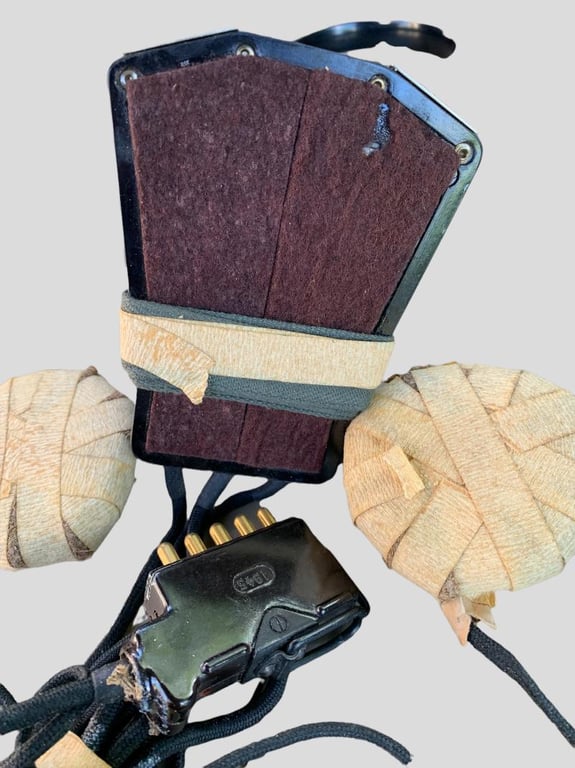 German WWII Breast Microphone and Headphone -1945-