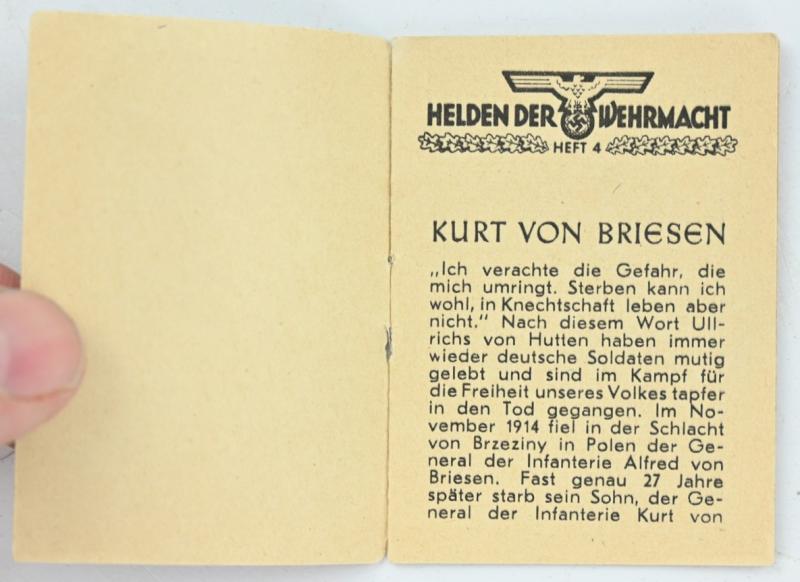 German WHW Pocket Booklet 'Helden der Wehrmacht'