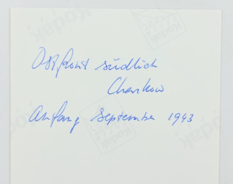 Signature of Waffen-SS KC Recipient 'Johannes Göhler'